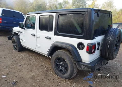 2024 Jeep Wrangler 4-Door Sport 4X4 z USA, uszkodzony, nr VIN 1C4PJXDN8RW105857